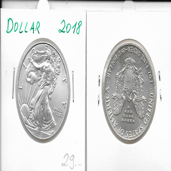 1 Dollar Silber Eagle Unze 2018