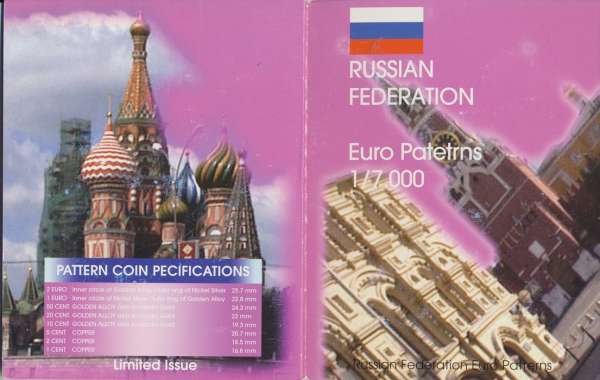 Russian Federation Euro Probeprägung 2004 ESSAI PATTERN Prueba