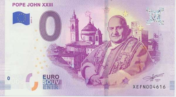 Deutschland Pope John XXIII 2019-1 Unc 0 Euro Schein