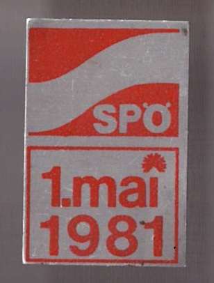 SPÖ 1 Mai Abzeichen 1981