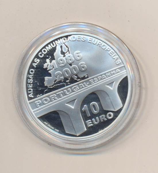 10 Euro 2006 PP Portugal Ag Silber 20 Jahre Europäische Union