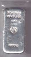 1 Kilo 1000 Gramm Silber Barren Heraeus 999 Fein 1 Kilo 1000 Gramm Silber Barren Heraeus 999 Fein