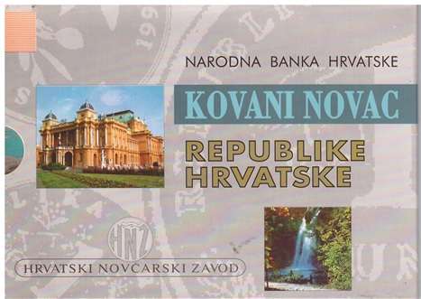 1993 Kroatien Kovani Novac Kursmünzensatz KMS Croatia Blister
