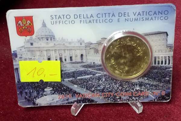 50 Cent Coincard Nr. 06 2015 Vatikan