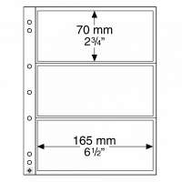 HÜLLEN NUMIS, 3 FÄCHER FÜR BANKNOTEN, 10 ER PACK HÜLLEN NUMIS, 3 FÄCHER FÜR BANKNOTEN, 10 ER PACK