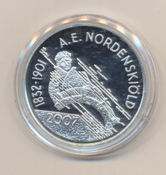 10 Euro 2005 Finnland PP Ag 175. Geburtstag von A. E. Nordenskioeld, Entdeckung der Nordost Passage