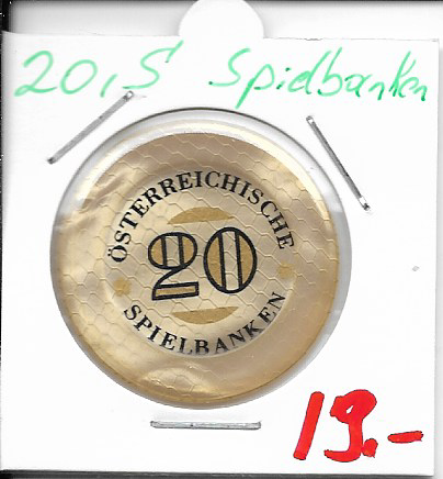 20 Schilling Österreichische Spielbanken Jeton