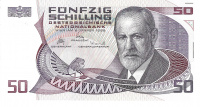 50 Schilling 2.1.1986 Sigmund Freud  Erh.unc  L 291561 M Ank. Nr. 288 Pick 149 50 Schilling 2.1.1986 Sigmund Freud  Erh.unc  L 291561 M Ank. Nr. 288 Pick 149