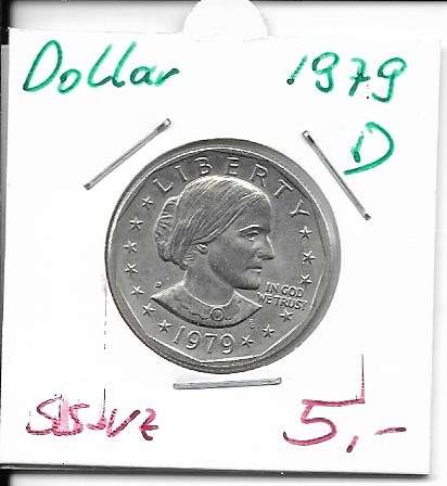 1 Dollar USA 1979 D Sacagawea - Nativ Dollar