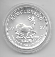 Krügerrand 2020 Südafrika 1 Rand Silbermünze 1 Oz Silber Bullion Anlagemünze Krügerrand 2020 Südafrika 1 Rand Silbermünze 1 Oz Silber Bullion Anlagemünze