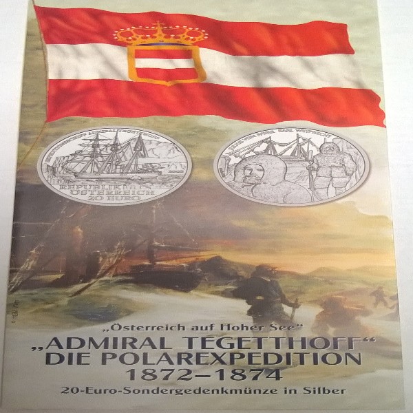 20 Euro 2005 - S.M.S Admiral Tegetthoff Die Polarexpedition nur Flyer