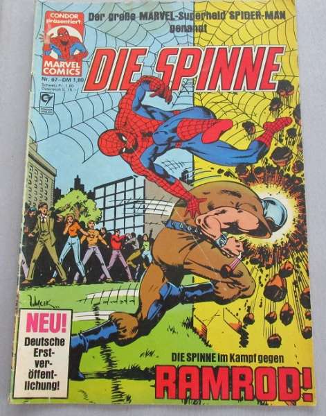 Die Spinne Spider Man Condor Marvel Comics Nr.67