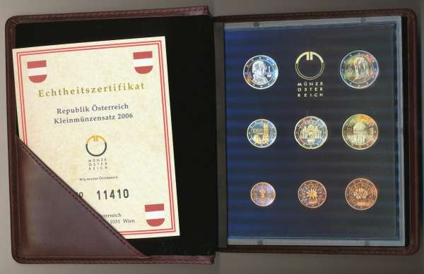 PP 2006 Euro Coinset PROOF KMS SET Österreich