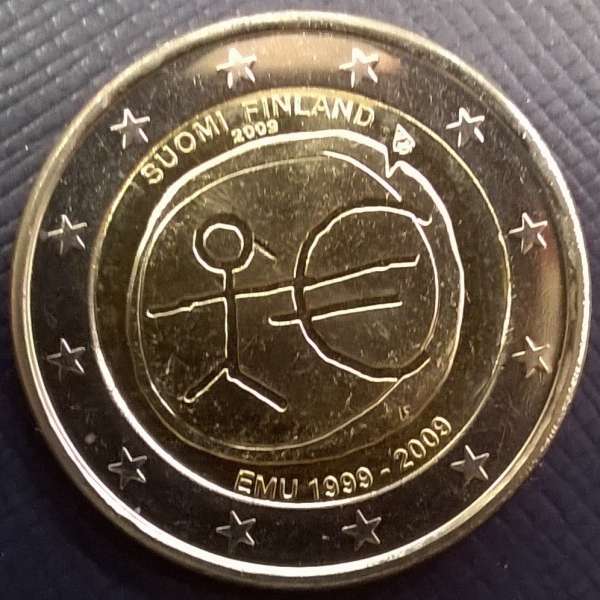 2 Euro Finnland 2009 10 Jahre Euro WWU
