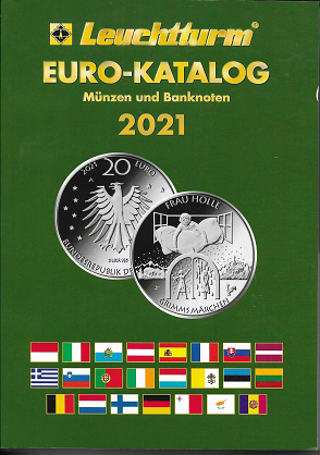 Leuchtturm Euro-Münzen und Banknoten Katalog 2021 18 Auflage