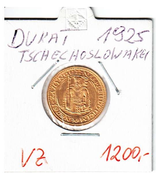 Tschechien 1925 Dukat