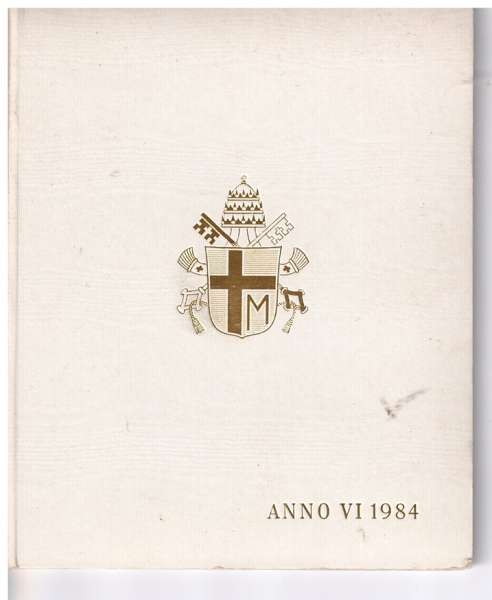 1984 KMS Johannes Paul II. Vatikan Italien-Kirchenstaat Offizieller Kursmünzensatz