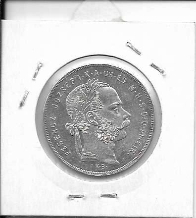 1 Gulden Forint 1878 KB Silber Franz Joseph
