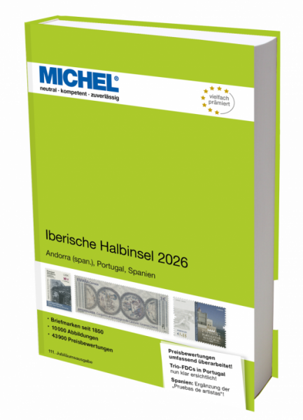 (E 04) MICHEL Europa Iberische Halbinsel 2026